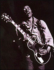 Jimi Hendrix & 1954 Les Paul Custom